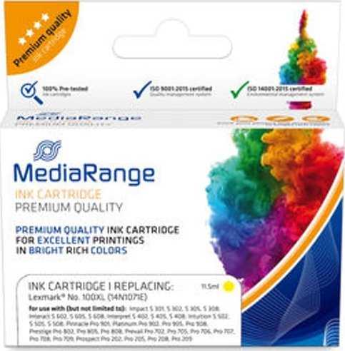 MediaRange MediaRange MRLX100YXL nabój su tuszem 1 vnt. Zamiennik Geltonas