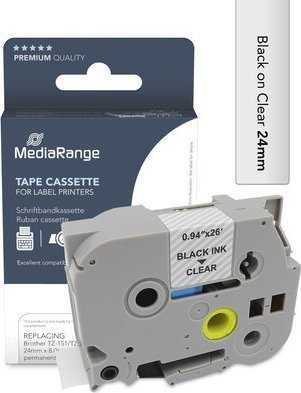 MediaRange Etišečių juosta. Brother TZ-151/TZe-151 24 mm 8 m juoda