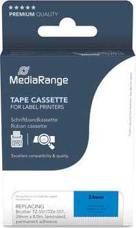 MediaRange MediaRange Tape ca. Brother TZ-551/TZe-551 24mm 8m Juoda