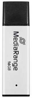 MediaRange High Performance 16 GB, USB-Stick - sidabrinis/juodas, USB-A 3.2 Gen 1