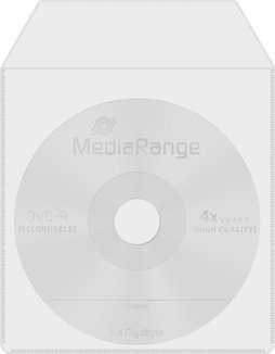 „MediaRange“ plastikiniai maišeliai, Mini CD-R ir Mini DVD-R, 50 vnt. pakuotė