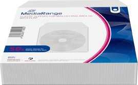 „MediaRange“ plastikiniai maišeliai, Mini CD-R ir Mini DVD-R, 50 vnt. pakuotė