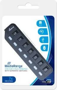 „MediaRange“ USB HUB 7x USB-A 2.0 (MRCS504)