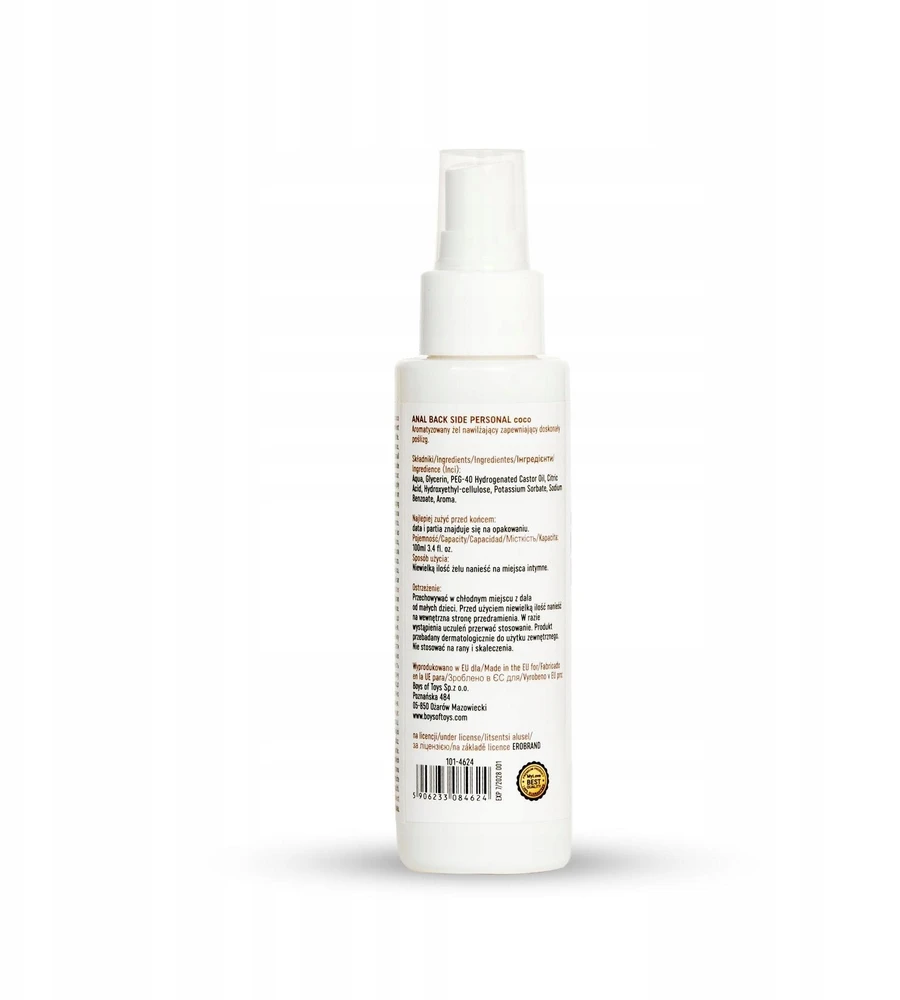Medica „MyLove“ analinio-nugarinio sekso priemonė kokosams, 100 ml.
