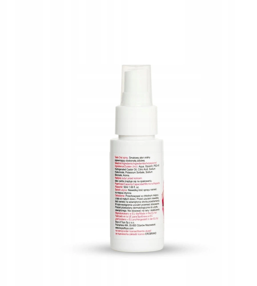 Medica MyLove Taste Burnos purškiamas braškių 50 ml.