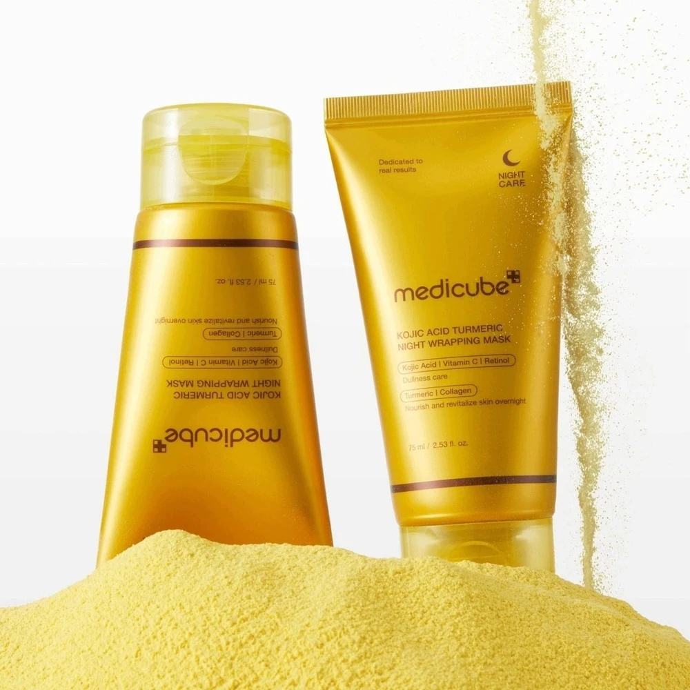 Medicube Kojic Acid Turmeric Night Wrapping Mask, 75 ml