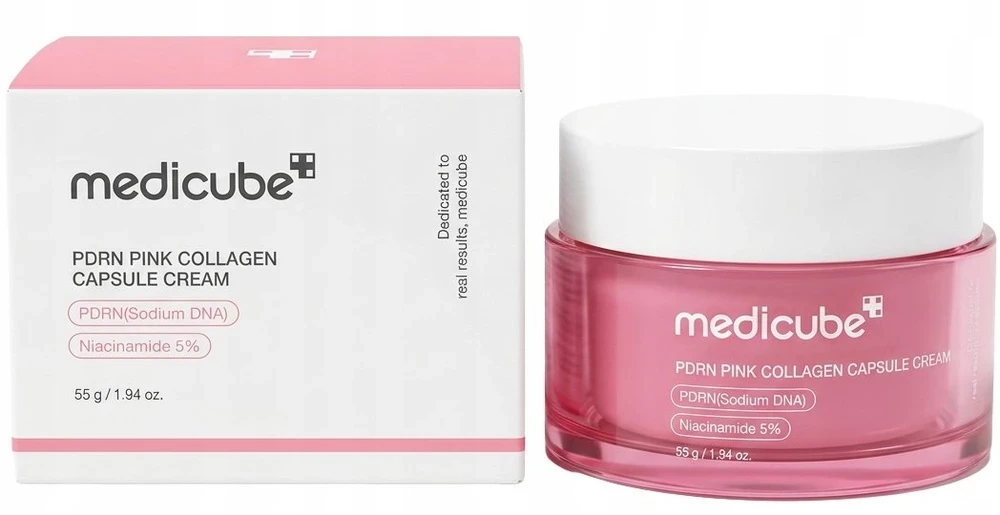 Medicube PDRN Pink Capsule Cream regeneruojantis veido kremas, 55 g