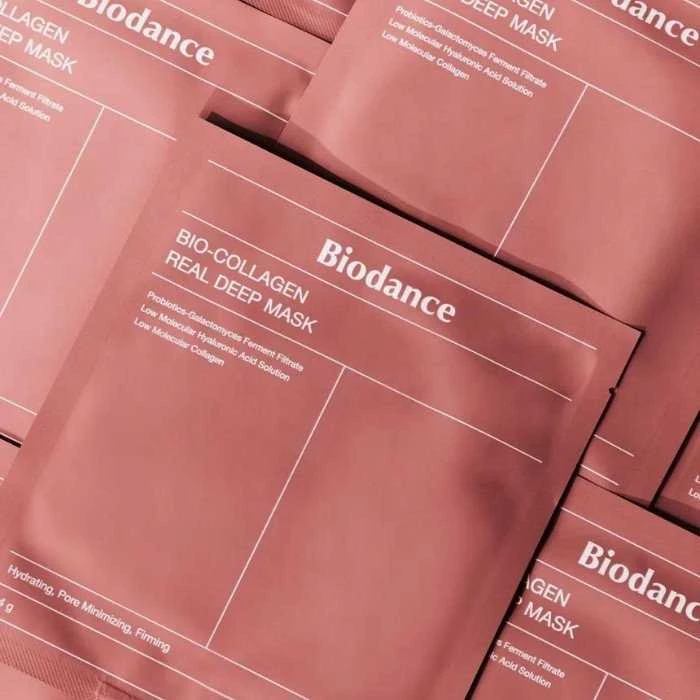 BIODANCE Bio-Collagen Real Deep Mask hidrogelinė veido kaukė, 1 vnt., 34 g