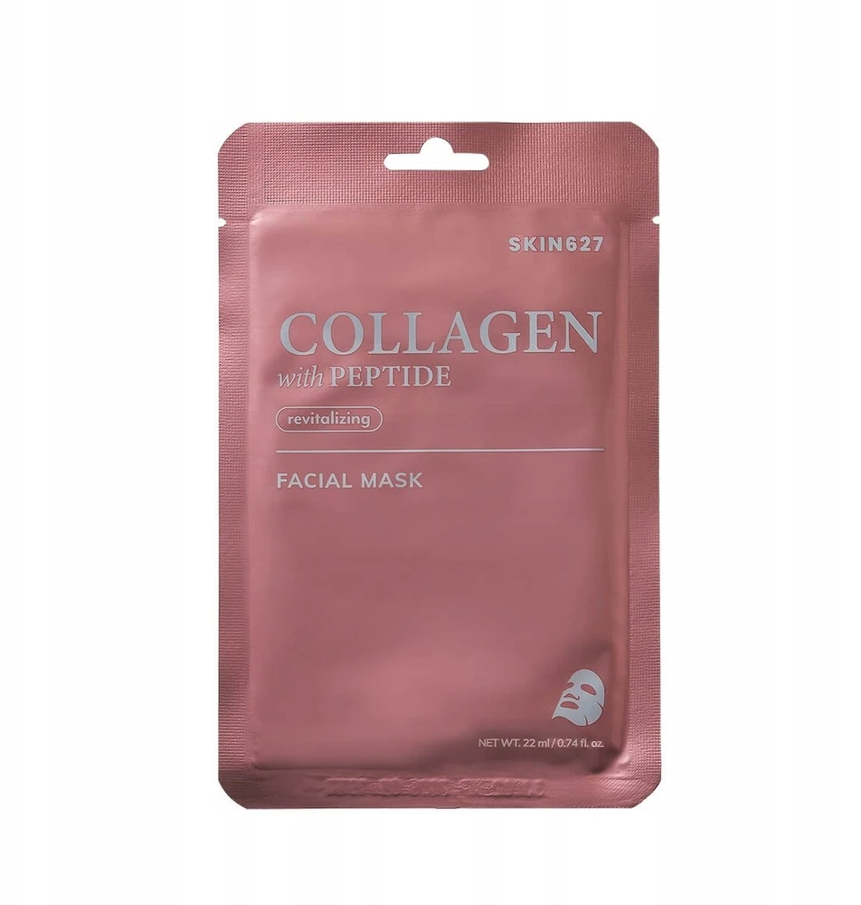 Mediheal SKIN627 Atgaivinamoji veido kaukė su kolagenu ir peptidais, 22 ml