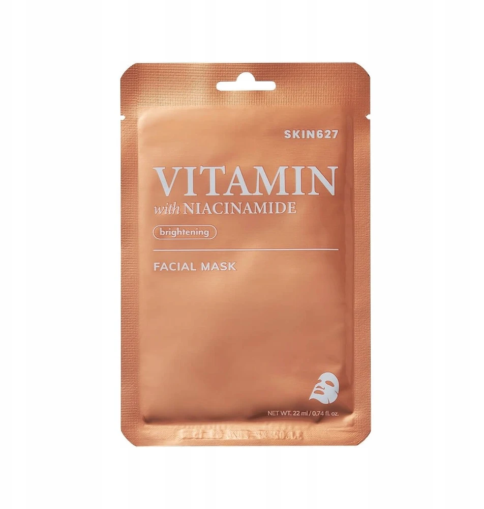 Mediheal SKIN627 skaistinamoji veido kaukė su vitaminais ir niacinamidu, 22 ml