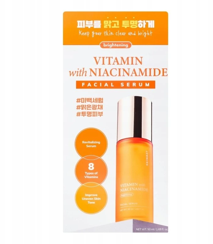 Skin627 Vitamino su niacinamidu šviesinantis veido serumas 50 ml