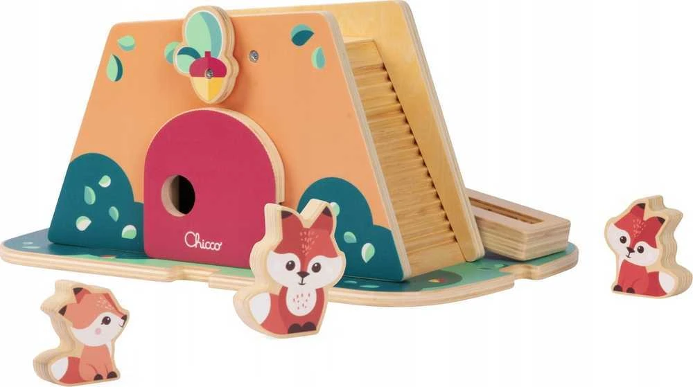 Chicco Medinė slėptuvė lapėms vaikams nuo 2 metų