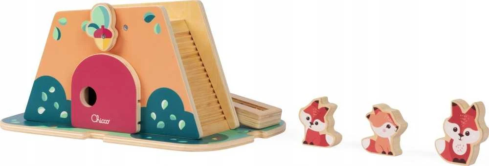 Chicco Medinė slėptuvė lapėms vaikams nuo 2 metų