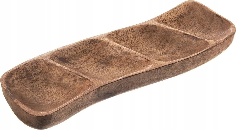 Orion Medinė padėklė užkandžiams MANGO 35x11 cm