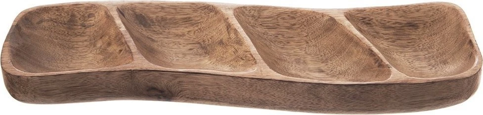 Orion Medinė padėklė užkandžiams MANGO 35x11 cm