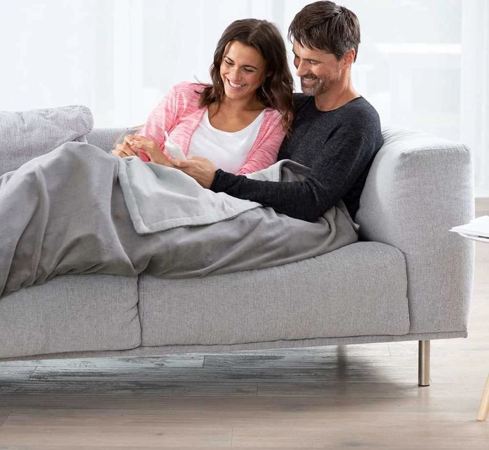 Medisana | Šildymo antklodė | HDW Cozy | Šildymo lygių skaičius 4 | Asmenų skaičius 1-2 | Skalbiamas | Nuotolinio valdymo pultas | Oeko-Tex® standartas 100 | 120 W | Pilkas