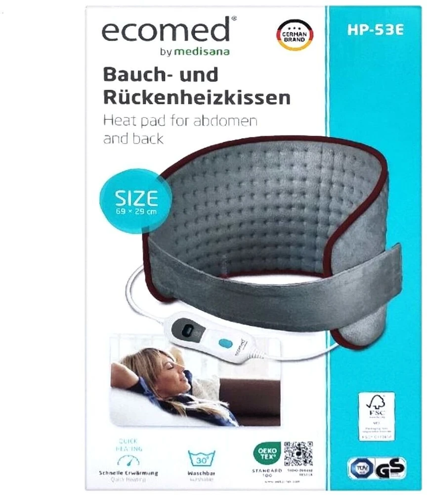 Ecomed by Medisana HP-53E Heating Belt for the Back and Stomach