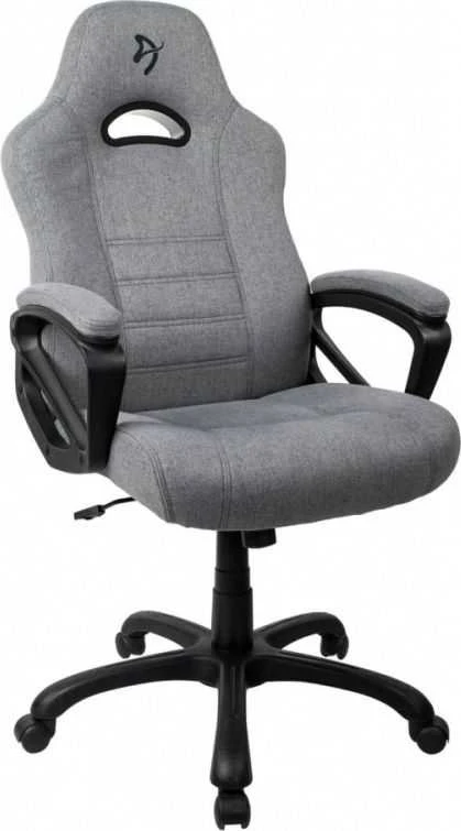Žaidimų kėdė Arozzi Enzo Woven Fabric Gaming Chair, Tamsiai pilka