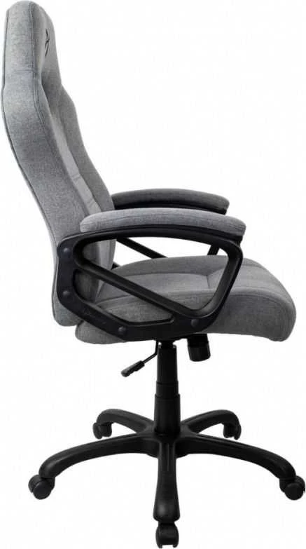Žaidimų kėdė Arozzi Enzo Woven Fabric Gaming Chair, Tamsiai pilka