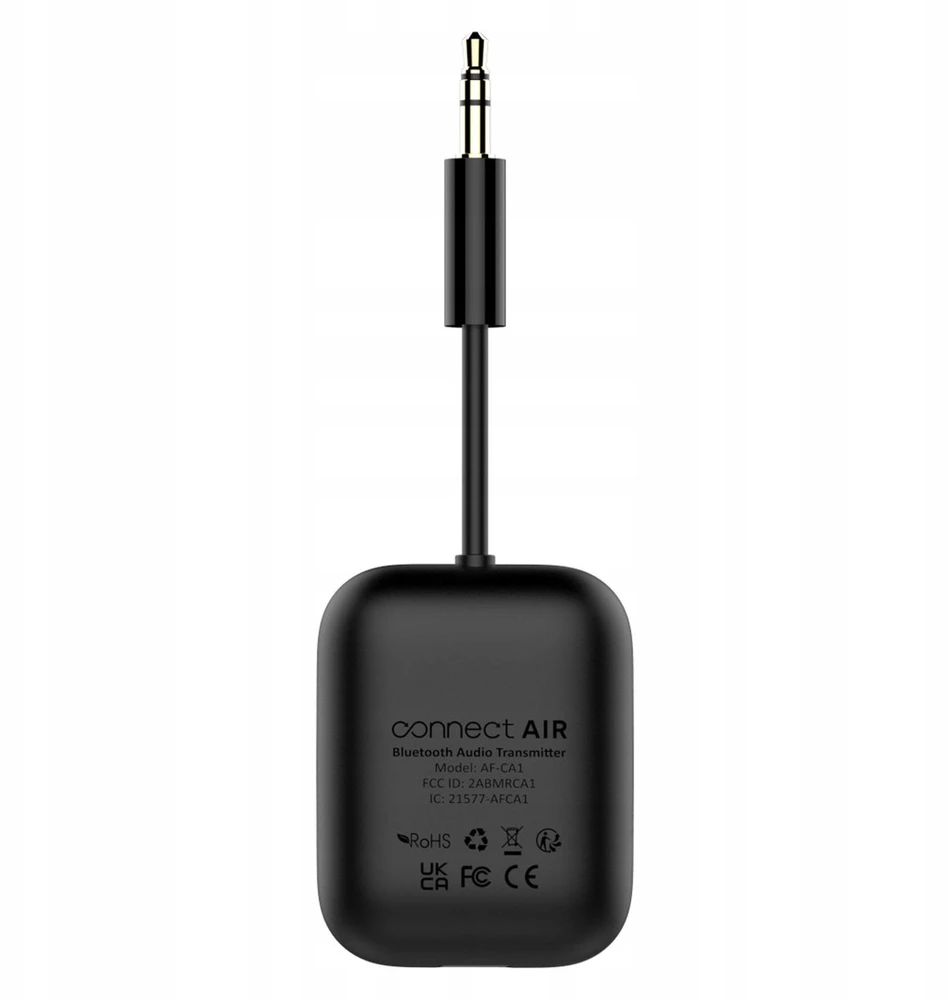 „MEE audio“ „MEE Audio Connect Air“ belaidis garso siųstuvas „Bluetooth“ / „Bluetooth“ siųstuvas „AirPods“ ir kitoms ausinėms bei „Bluetooth“ garsiakalbiams – juodas