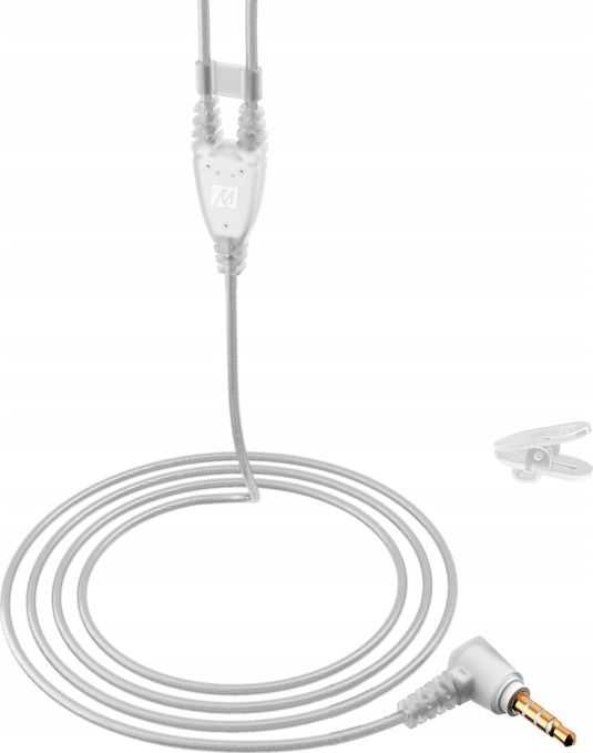 Mee Audio M6 ausinės su formą išlaikančiu laidu (skaidrios)