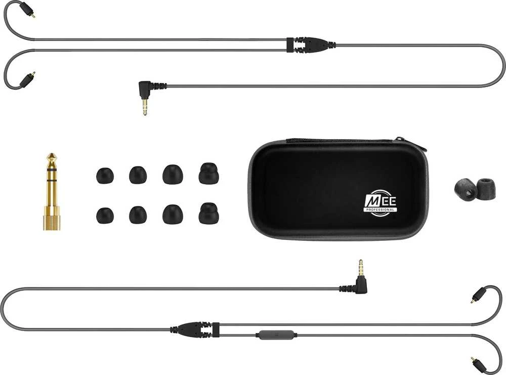 MEE audio MX4 Pro ausinių komplektas su priedais