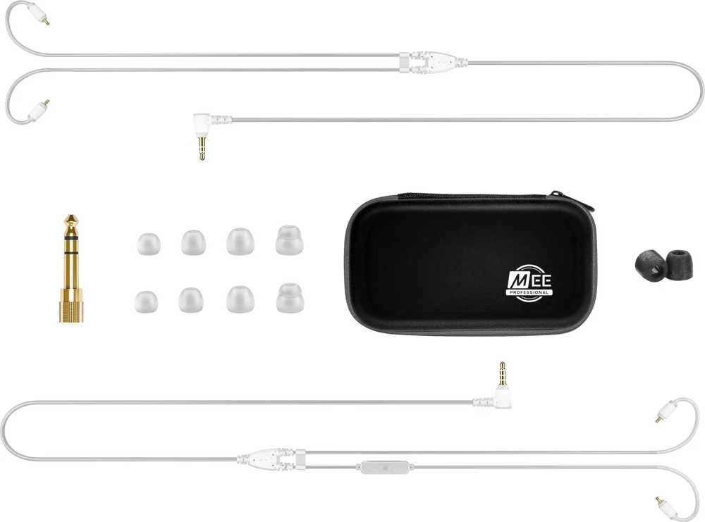 MEE audio MX4 Pro ausinių komplektas su priedais