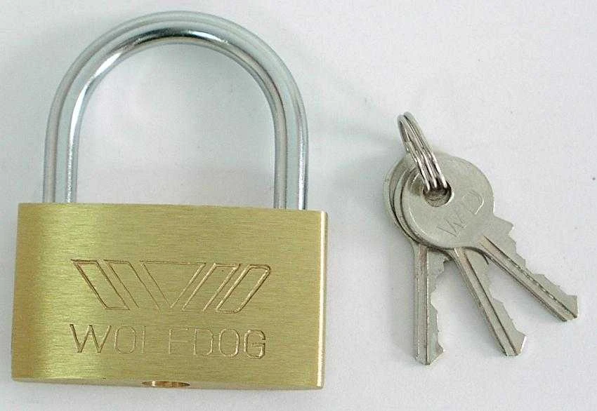 Mega Pakabinama spyna žalvarinė SLIM 40 mm 3 raktai