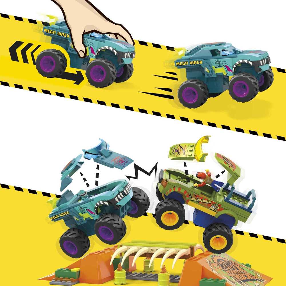 Mega Bloks Hot Wheels Monster Trucks Mega-Wrex HKF89
