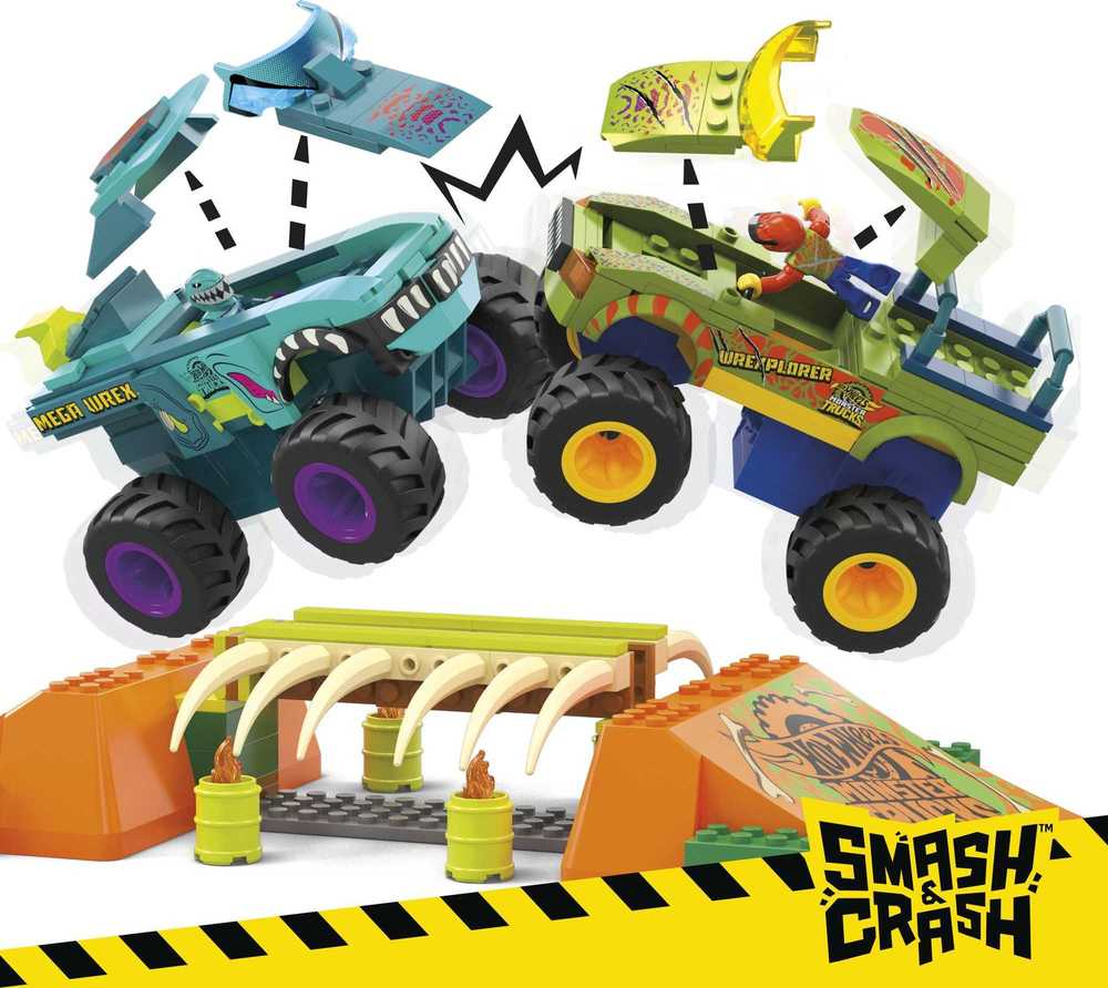 Mega Bloks Hot Wheels Monster Trucks Mega-Wrex HKF89