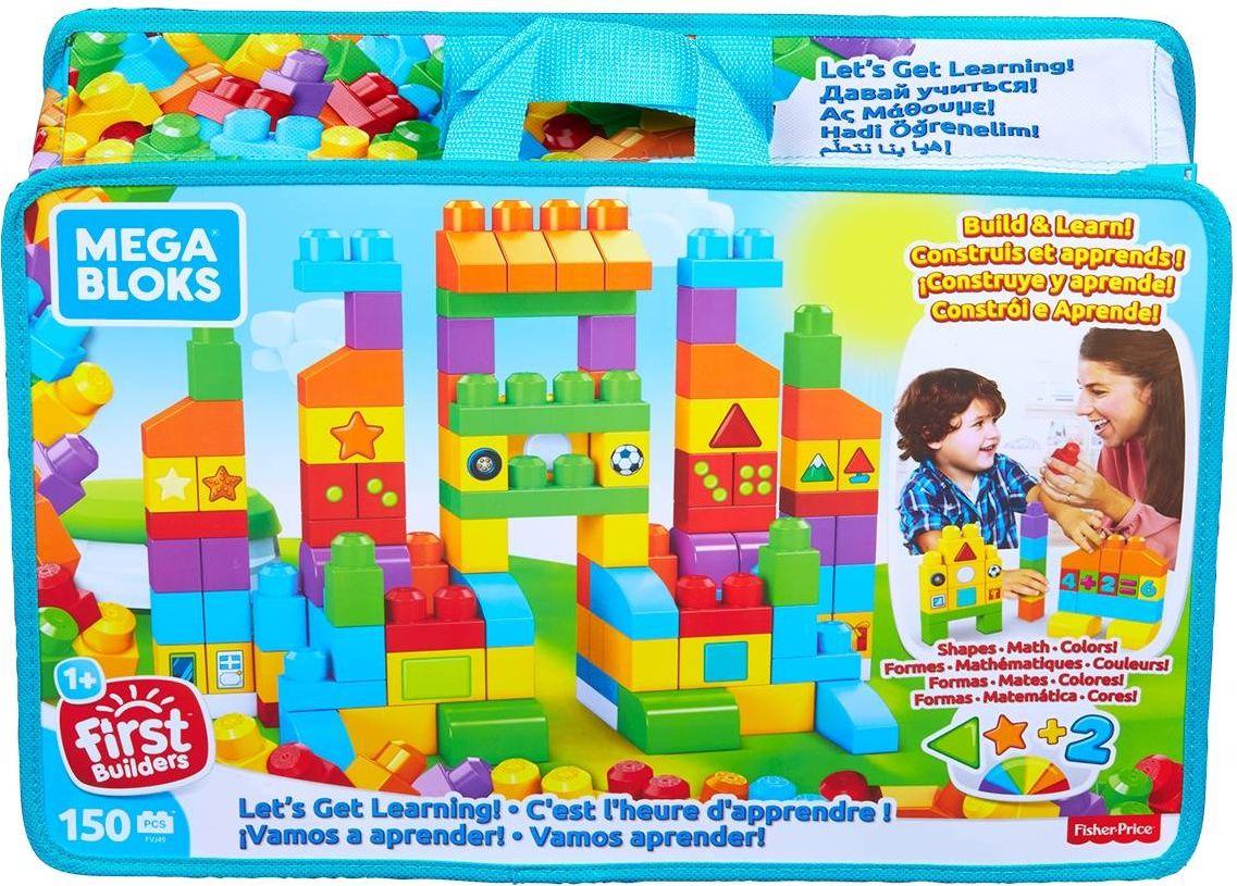 MEGA BLOKS rinkinys "Mokymosi krepšelis" (150 det.), FVJ49