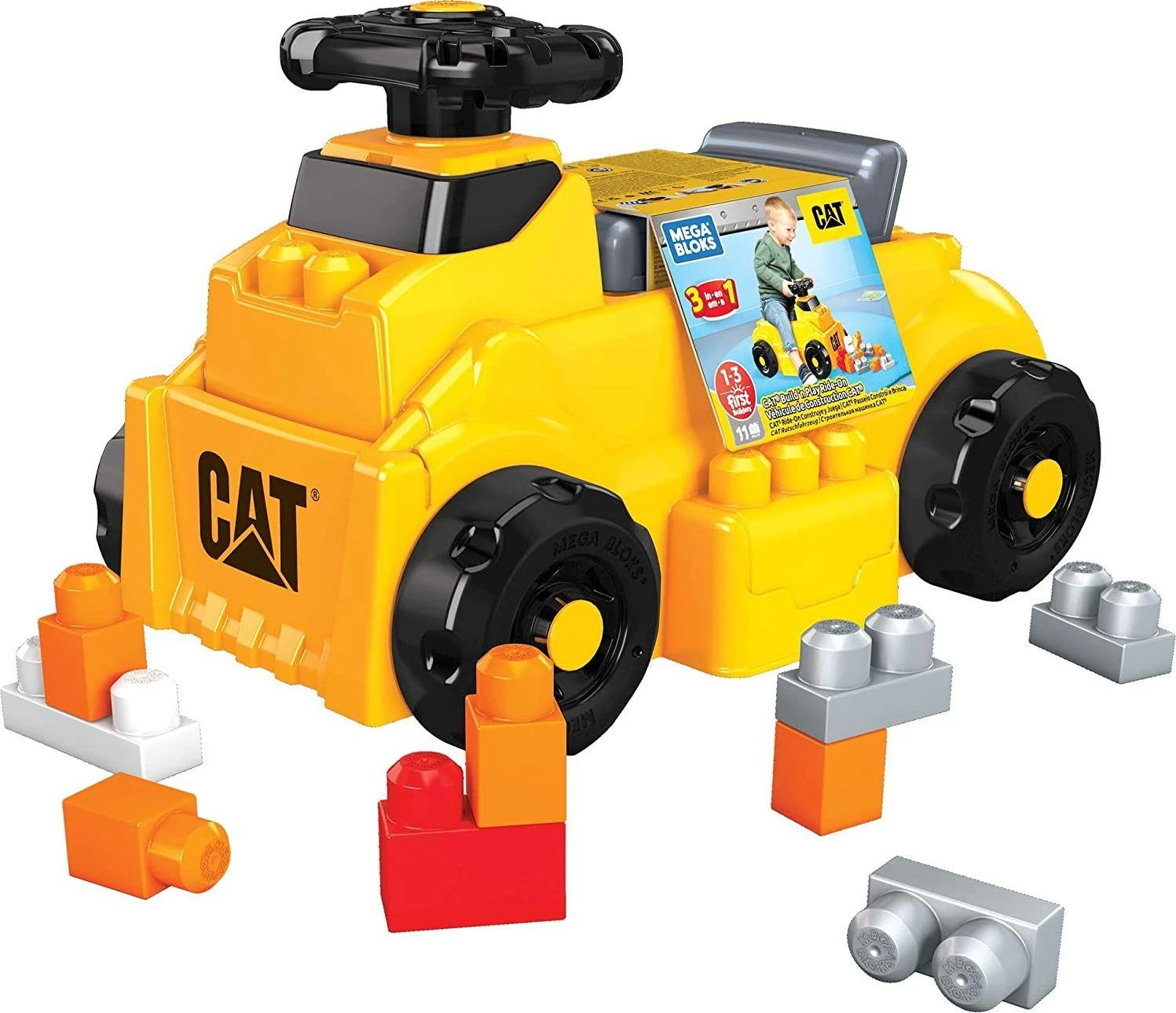 Mega Bloks paspiriama mašinėlė „CAT“