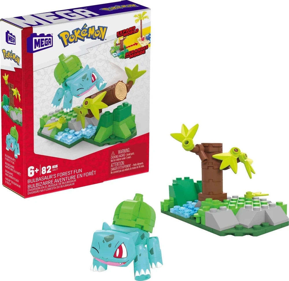 Mega Bloks Mega Pokémon: Pikachu Miško Nuotykis – 84 Detalės