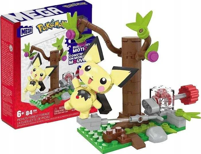 Mega Bloks Pokemon miško pikachu nuotykių konstravimo rinkinys