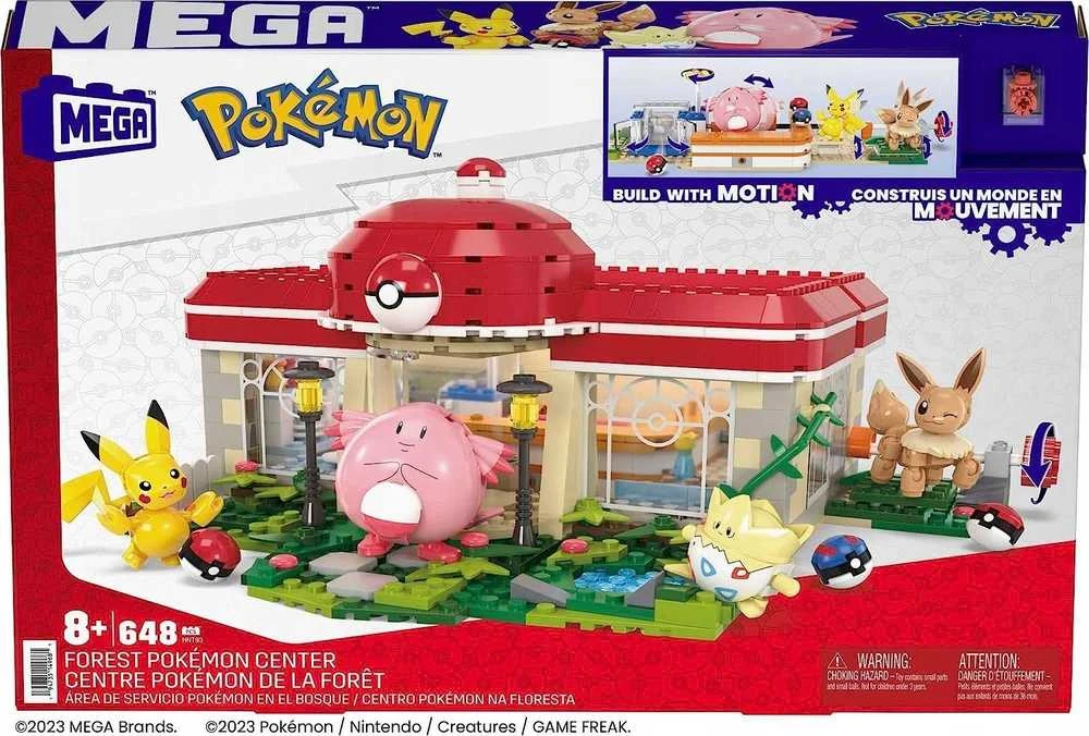 Mattel Mega Pokemon Forest Pokemon centras