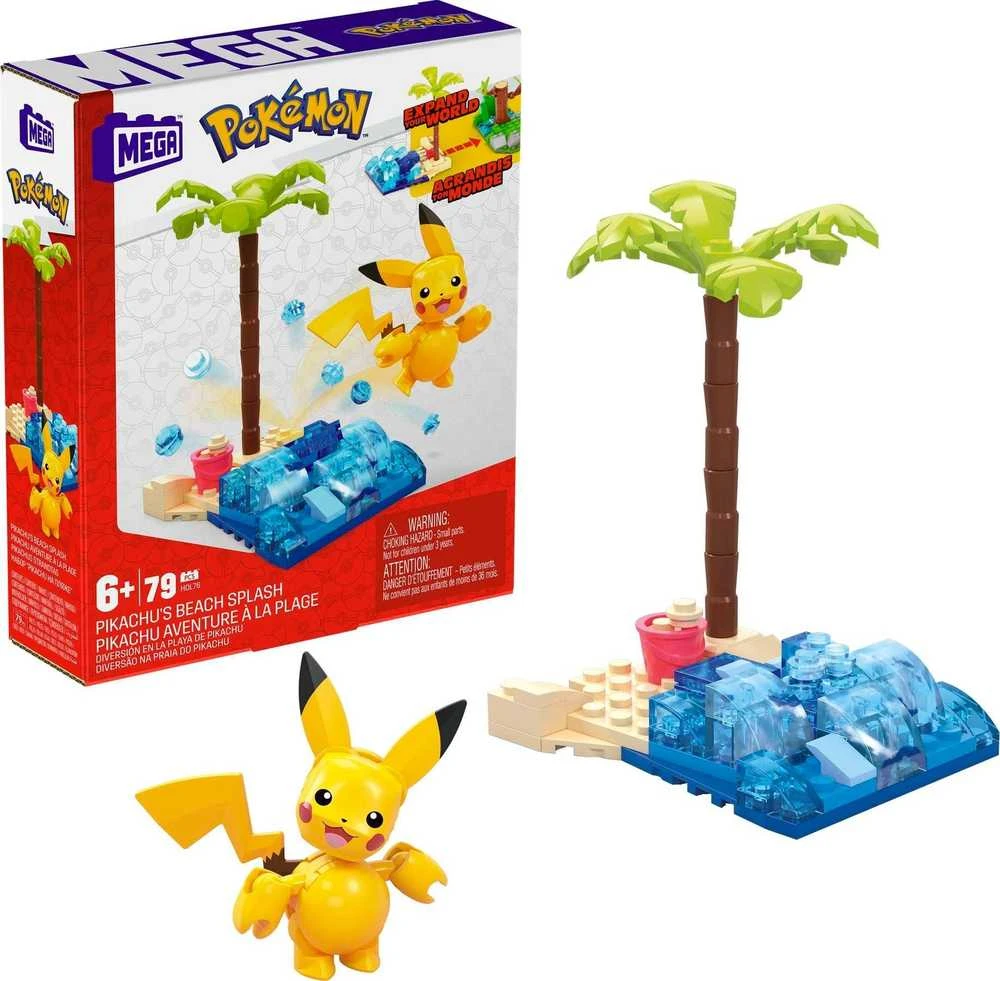 Mega Bloks Pokemon miško pikachu nuotykių konstravimo rinkinys