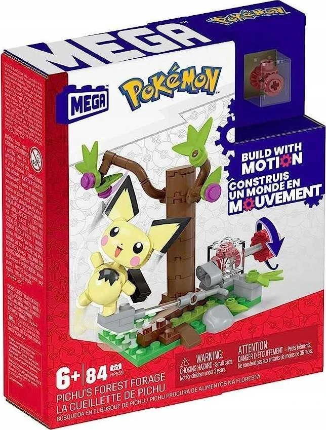 Mega Bloks Pokemon miško pikachu nuotykių konstravimo rinkinys