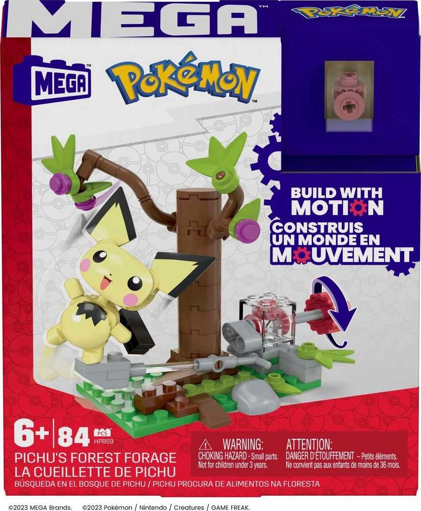 Mega Bloks Pokemon miško pikachu nuotykių konstravimo rinkinys
