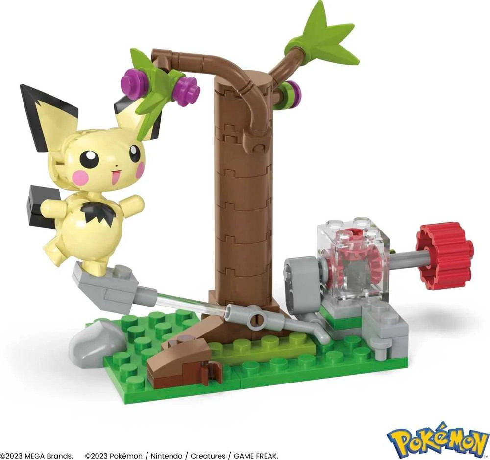 Mega Bloks Pokemon miško pikachu nuotykių konstravimo rinkinys