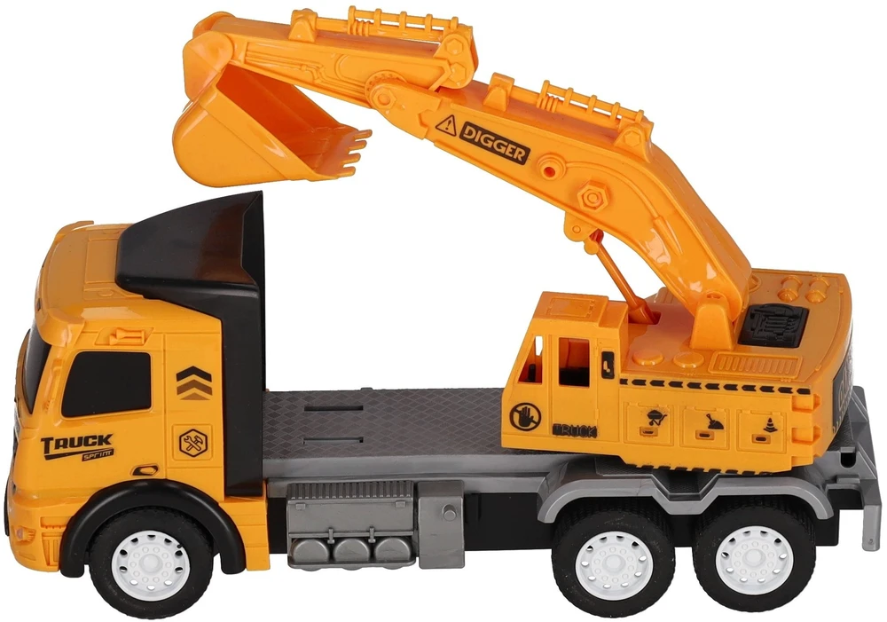 Mega Creative AUTOMOBILIS SAVIVARTIS EKSKAVATORIUS R/C FF LAD 36X17X13 MC WB 36