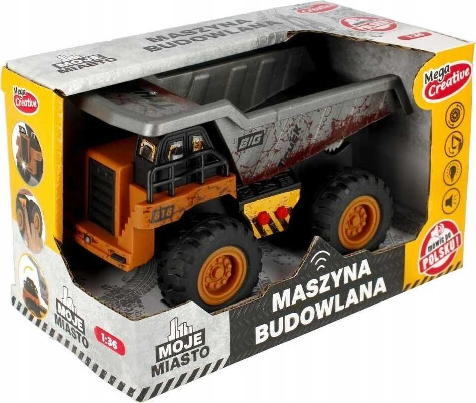Statybinė mašina Savivartis Moje Miasto MEGA CREATIVE 520396