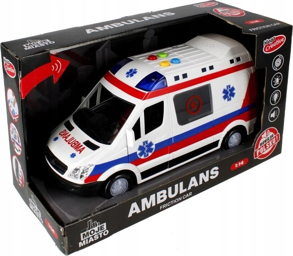 Ambulans Moje Miasto MEGA CREATIVE 522124