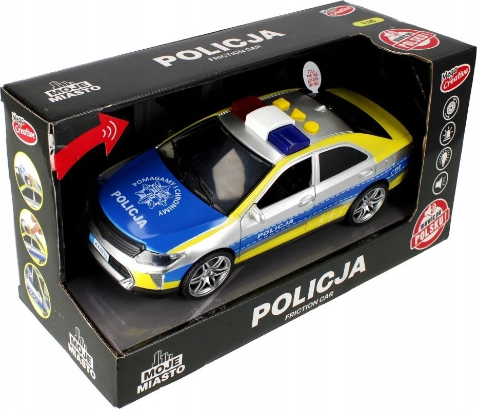 Auto Police Moje Miasto MEGA CREATIVE 520399