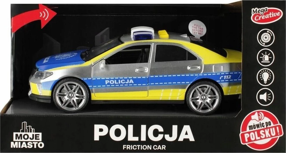 Auto Police Moje Miasto MEGA CREATIVE 520399