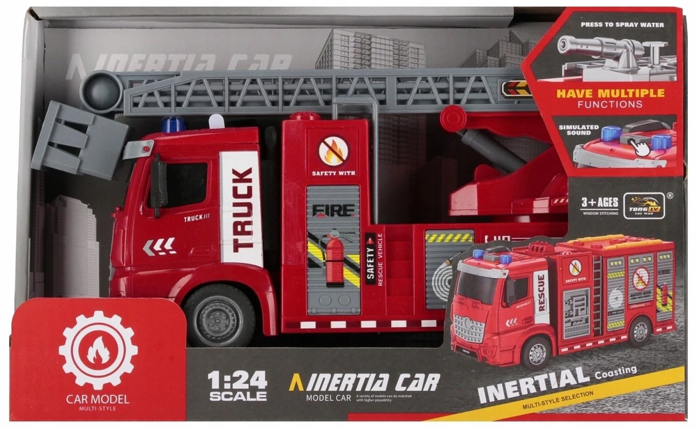„Mega Creative Auto“ ugniagesių mašina B/O 27X17X10 WB 60