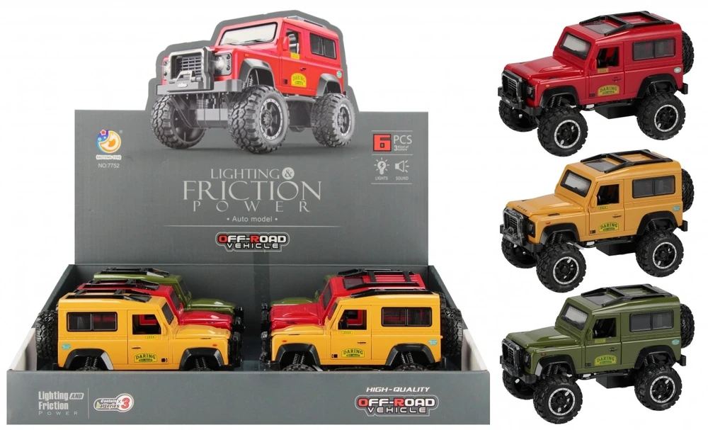 Mega Creative Automobilis Visureigis DZ/SW P/B 16CM MIX3 MC WB 6/72