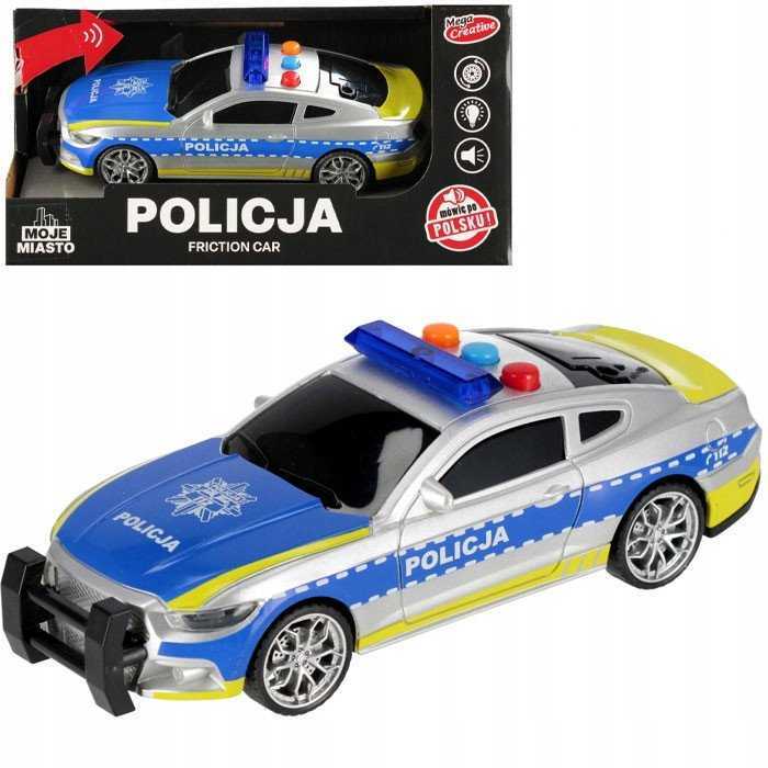 Mega Creative AUTO POLICIJA B/O 21X11X8 MANO MIESTAS PLPL MC48/96
