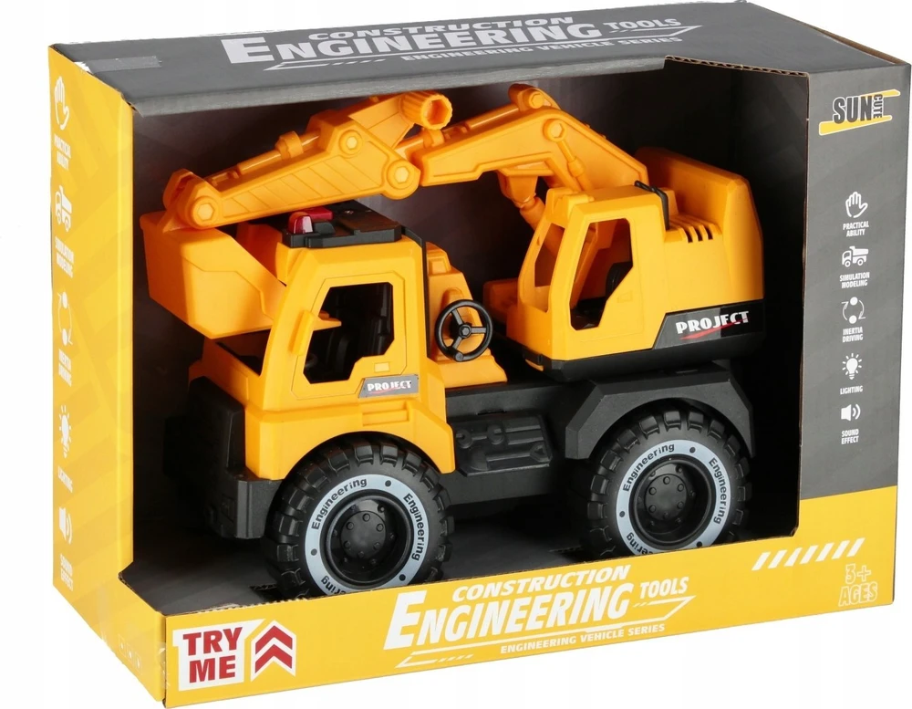 „Mega Creative“ AUTOMOBILIS KRAUVINIS EKSKAVAVIMAS B/O 27X19X12 MC WB 24/48