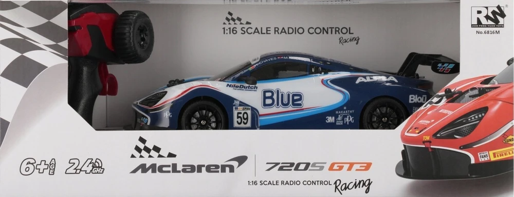 Mega Creative AUTOMOBILIS RADIJO GREITO VALDYMO FF LIC MCLAREN 44X17X17MIX2 MC 12