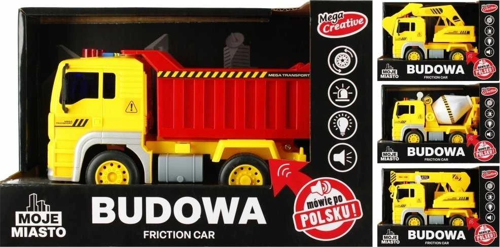 Statybinis sunkvežimis Moje Miasto Polska MEGA CREATIVE versija 522134